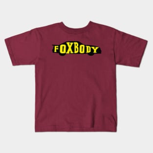 FOXBODY MUSTANG Kids T-Shirt